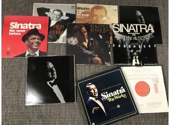 Frank! Sinatra That Is - 8 Albums (2 Are 3 Record Sets)  Plus 10 Record Boxed Set
