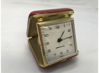 Vintage Westclox Desktop Travel Alarm Clock - Made In Taiwan