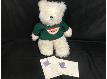 'Little Nick' Collector Bear By Annette Funicello - COA Numbered 2329/5000 In Original Box