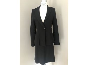 Armani Collezioni 2pc Jacket & Skirt Set - Size 8 - Wool Blend - Made In Italy