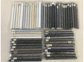55 PC Lot Seed Beads - The White & Silver Collection - All New In Vials