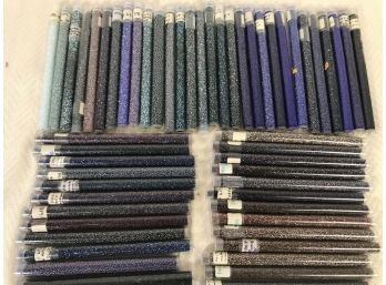 55 PC Lot Of  Seed Beads - The Sky Collection - Deep Blues, Blacks, Dark Tones