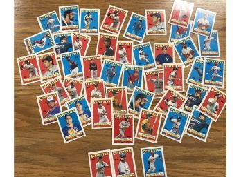 1988 Topps Baseball Card 44 Card Lot Plus 3 Stickers