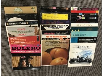 21 Pc Set Of Assorted Orchestra & Symphony Vinyl Records Albums