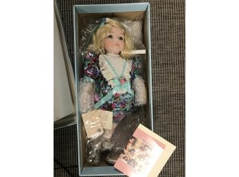 Limited Edition Betty Jane Carter Musical Collector Doll For Goebel 'Taylor' #83/1000 COA NEW In Box 1992