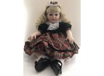 'Cassidy' Collectible Porcelain Doll From Marie Osmond's Toddler Collection - #1425/5000 With COA