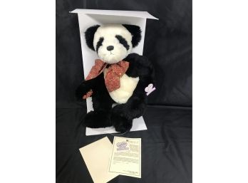 'Tubby' Panda Bear By Annette Funicello - COA Limited Edition 1411/1500 Appears Unused