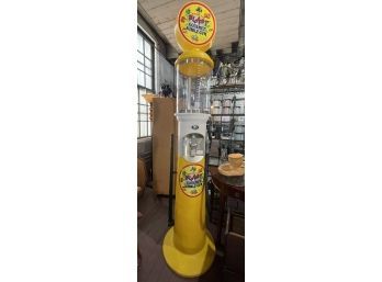 Retro Gas Pump 7' Tall Model Blast Gourmet Gumball Machine YELLOW  Similar Retail $1900 Plus