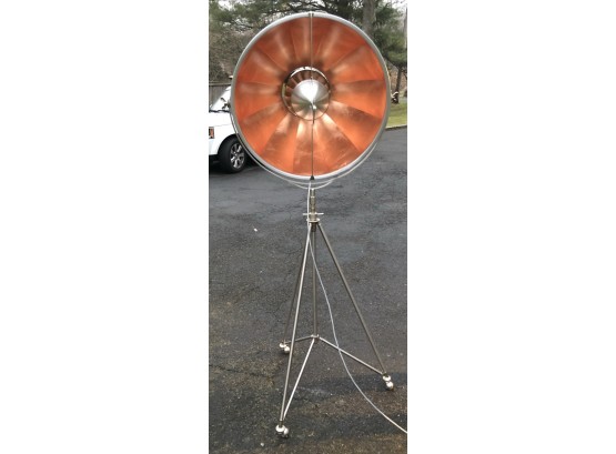 Copper And Brushed Nickel Lamp By Fortuni - Original Purchase Price $4000+
