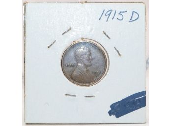 1915D Lincoln Wheat Penny