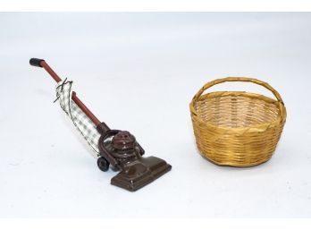Doll House Vacuum And Basket