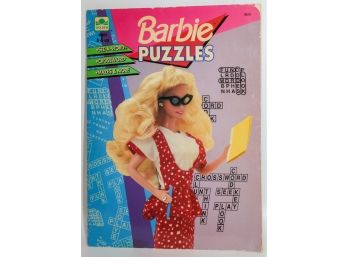 1993 Barbie Color Activity Book & Puzzle Book