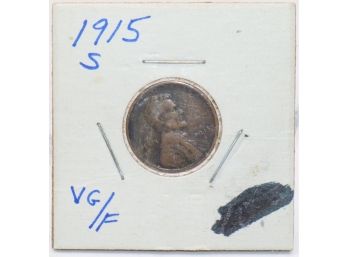 1915S Lincoln Wheat Penny