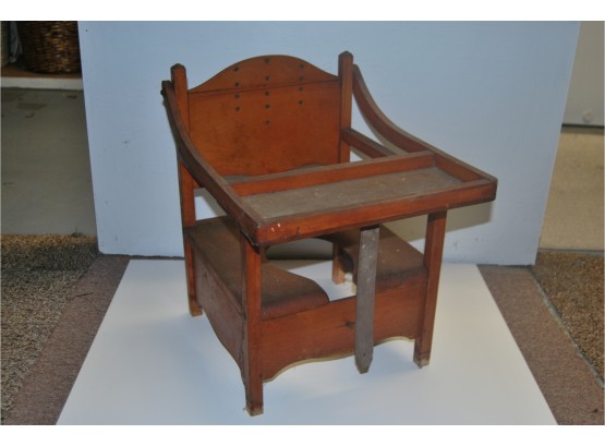 Antique Child's Potty Chair
