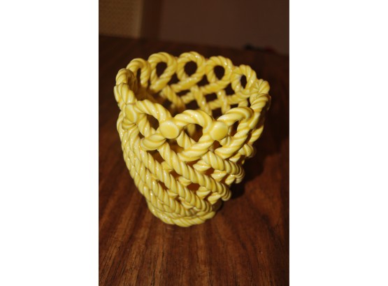 Rope Yellow Vase