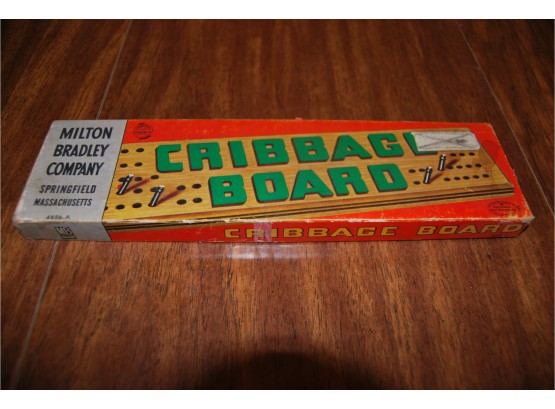 Vintage Milton Bradley Cribbage Board