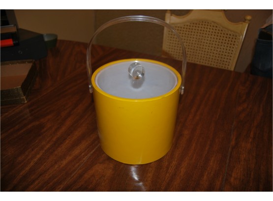 Yellow Retro Ice Bucket