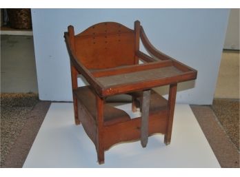 Antique Child's Potty Chair