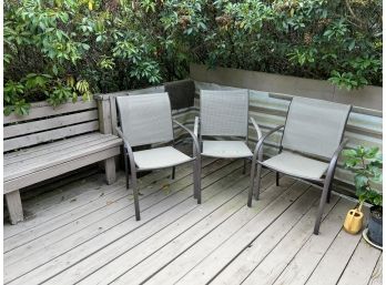Three Outdoor Chairs