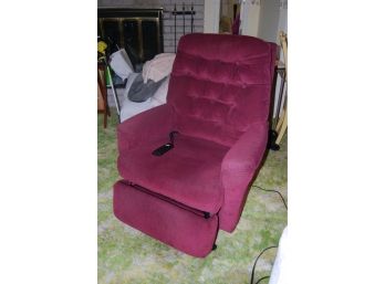 Red Upholstered Lift Recliner