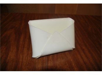 White Plastic Mail Holder