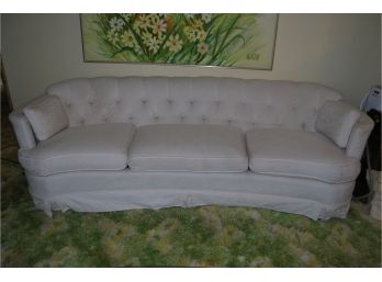 White Upholsetered Couch