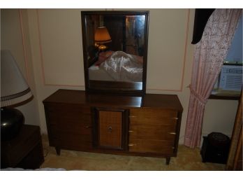 Vintage Chest Of Drawers With Mirror
