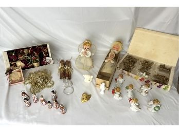 Collection Of Vintage Christmas Ornaments