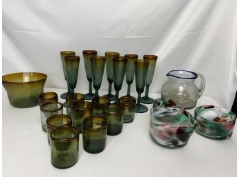 Outstanding Collection Of Handmade Mexican Glassware