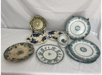 Variety Of Mostly Antique China Plates