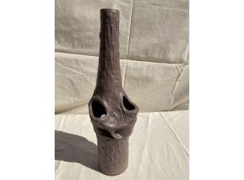 Signed Mid Century Modern JOANNA PRICE Art Pottery Slender Form Vase