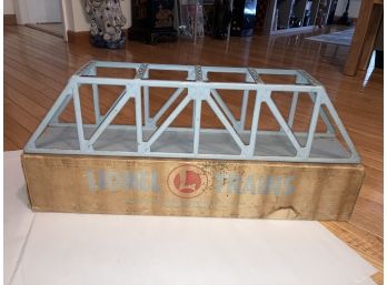 LARGE Vintage Ca. 1950 LIONEL TRAINS TRESTLE BRIDGE With Original Box- 2 Feet Long!