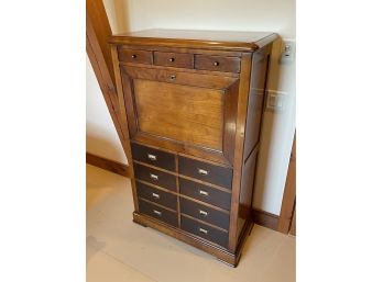 Vintage Drop Down Storage Cabinet Or Secretary Desk