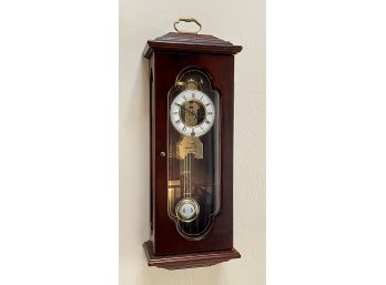 Vintage Ethan Allen Mahogany Wall Clock