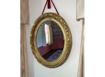 Vintage Hand Carved Gold Wall Mirror