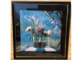 Framed And Signed Floral Print