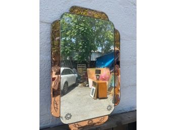 Two-Tone Vintage Mirror