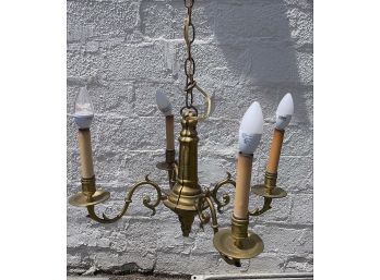 Vintage Brass Light Fixture
