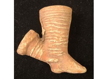 Antique Civil War Era Figural Hand & Boot Clay Smoking Pipe