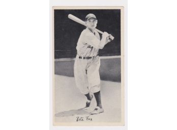 1936 CHICLE FINE PENS R313 BASEBALL CARD - PETE FOX