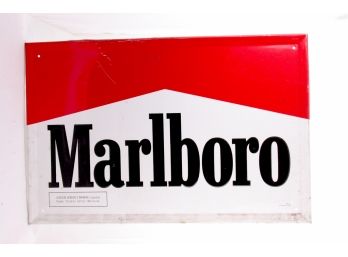 Marlboro Cigarette Metal Sign / Store Display