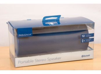 NEW - Insignia NS-SPBTWAVE2-BL WAVE 2 Portable Bluetooth USB Speaker - Blue