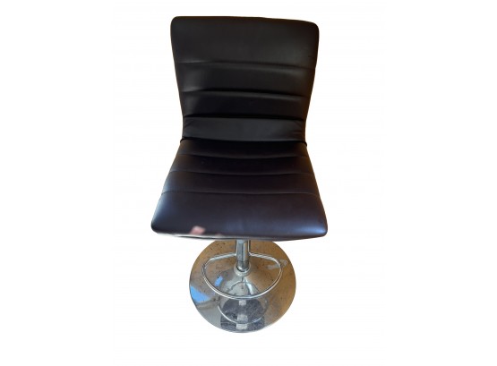 Leather Adjustable Counter Stool /Desk  Chair