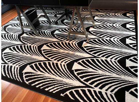 Black And White Designer Carpet