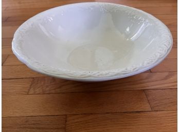 Large White Porcelain Serving Bowl
