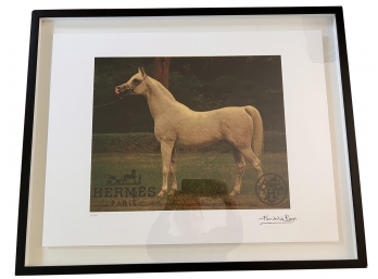 Hermes Framed Horse Print -fairchild Paris- Signed And Numbered