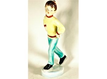 Royal Worcester Figurine Boy Skating