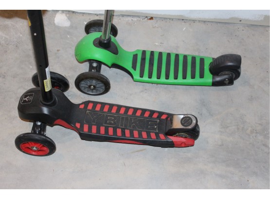 Pair Of 3 Wheel Scooters