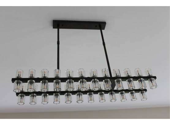 Matte Grey Gemini 48 Chandelier (new In Box) - Same As This One (Over $1,000 Cost)