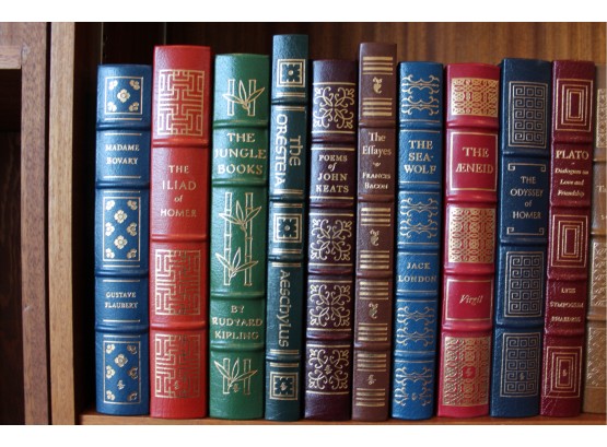 Easton Press Set Of 100 Greatest Books Of All Time - Leatherbound With Gilt Edges (over $5,000 Value)
